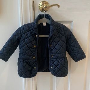 Ralph Lauren Quilted coat 12M EUC